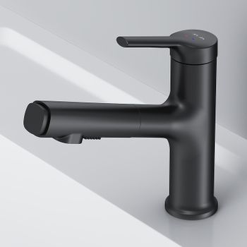 Смеситель для раковины AM.PM X-Joy F85B02922 Черный матовый — фото 10, Смесители для раковины