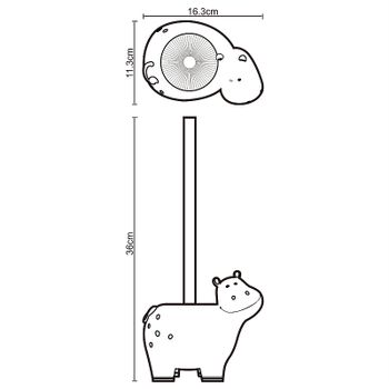 Ершик для унитаза WasserKRAFT Lippe K-8127 Голубой — фото 3, Ершики для унитаза
