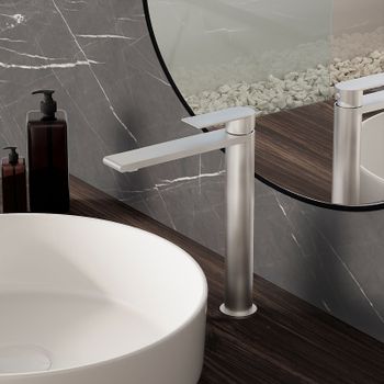 Смеситель для раковины Vincea Vogue (SS) VBF-2VS2BN Брашированный никель — фото 2, Смесители для раковины