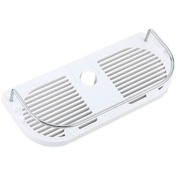 Полка корзина Frap F339 Белая — фото 1, Полки для ванной и душа