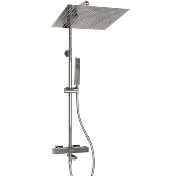 Душевая система WasserKRAFT A199.119.103.087.CH Thermo с термостатом Хром — фото 5, Душевые стойки
