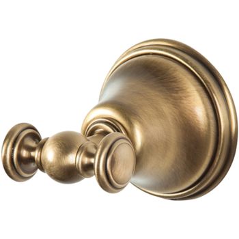 Двойной крючок TW Harmony TWHA016br Бронза — фото 1, Крючки для полотенец