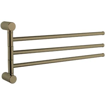 Полотенцедержатель Haiba HB8413-4 поворотный Бронза — фото 1, Полотенцедержатели