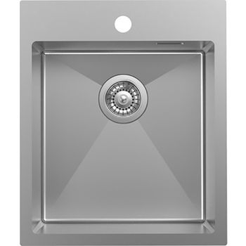 Кухонная мойка Iddis Haze 43 HAZ43S0i77 Сатин — фото 1, Кухонные мойки