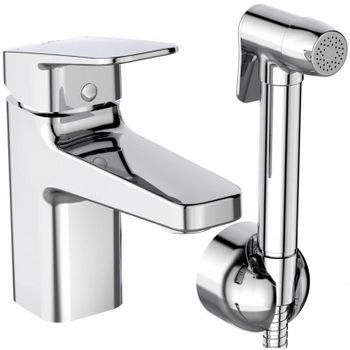 Смеситель для раковины Ideal Standard Ceraplan BD231AA с гигиеническим душем Хром — фото 1, Смесители для раковины