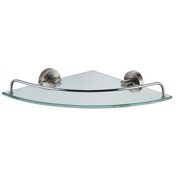 Угловая полка Fixsen Modern FX-51503A Сатин — фото 1, Полки для ванной и душа