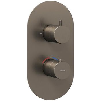 Смеситель для душа Ravak Espirit ES 063.20GB.O2 X070323 с термостатом Графит — фото 1, Смеситель для душа