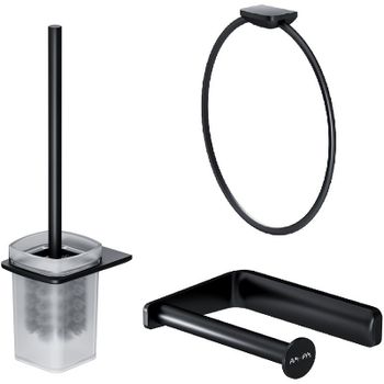 Товар: Набор аксессуаров для ванной AM.PM Inspire V2.0 AK50T1103B Черный матовый - фото 1 Набор аксессуаров для ванной AM.PM Inspire V2.0 AK50T1103B Черный матовый — фото 1, Наборы аксессуаров для ванной комнаты