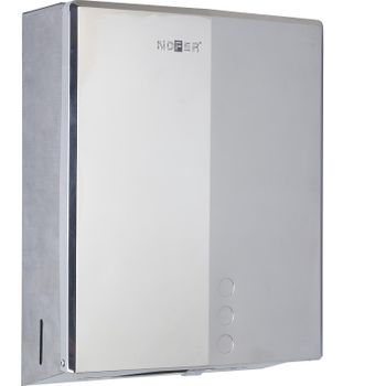 Диспенсер для бумажных полотенец Nofer 04046.B Хром — фото 1, Диспенсеры бумажных полотенец