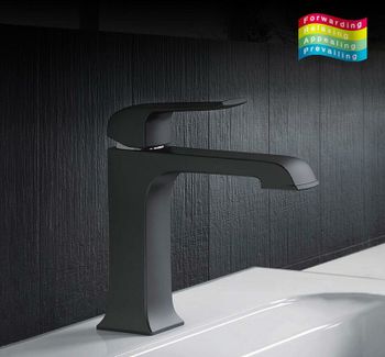 Смеситель для раковины Gappo G50 G1050 Черный матовый — фото 3, Смесители для раковины