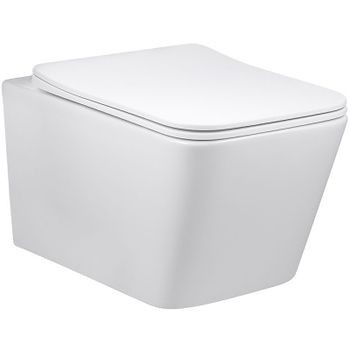 Унитаз Vincea Q-Line VT1-12 подвесной Белый с сиденьем Микролифт — фото 1, Подвесные унитазы