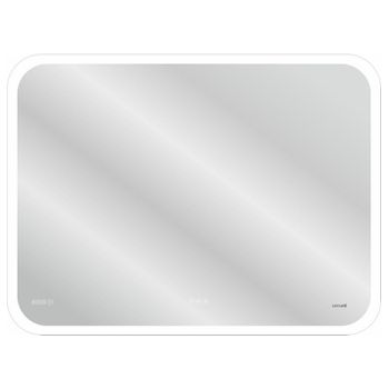 Зеркало Cersanit Led 070 Design Pro 80 KN-LU-LED070*80-p-Os с подсветкой с диммером, часами, подогревом и функцией Bluetooth — фото 1, Зеркала в ванную комнату