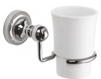 Стакан для зубных щеток Fixsen Style FX-41106 Хром — фото 1, Стаканы для зубных щеток