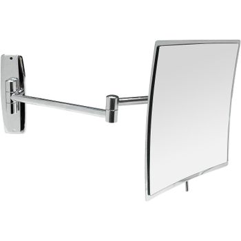 Косметическое зеркало Nofer 08015.B с увеличением Хром — фото 1, Косметические зеркала