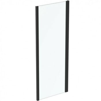 Душевая стенка Ideal Standard Connect 2 80 K9299V3 профиль Черный стекло прозрачное — фото 1, Боковые стенки
