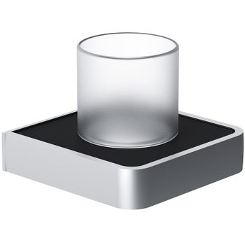 Стакан для зубных щеток Damixa Jupiter DA7734300 Черный Белый — фото 1, Стаканы для зубных щеток