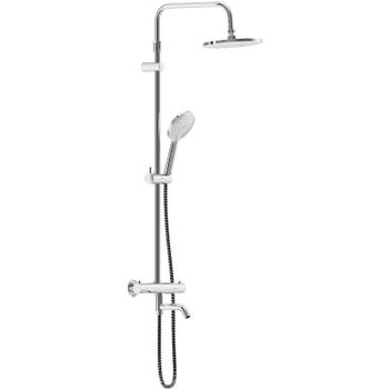 Душевая система Damixa Jupiter 977810000 с термостатом Хром — фото 1, Душевые стойки