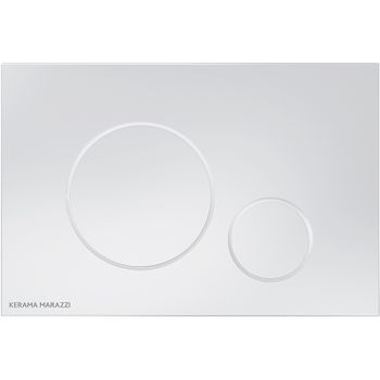Клавиша смыва Kerama Marazzi M670KM Белая глянцевая — фото 1, Кнопки смыва