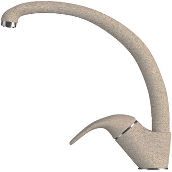 Смеситель для кухни Polygran Высокий №302 003189 Песочный — фото 1, Смесители для кухни