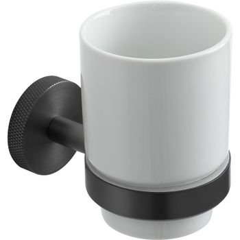 Стакан для зубных щеток Allen Brau Priority 6.31002-MG Графит брашированный — фото 1, Стаканы для зубных щеток