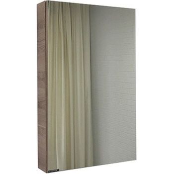 Зеркальный шкаф Comforty Дуэт 50 00-00009923 Дуб натуральный — фото 1, Зеркальные шкафы в ванную