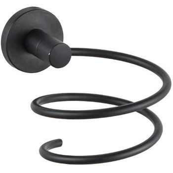 Держатель для фена D-Lin D234111 Черный матовый — фото 1, Держатели для фена