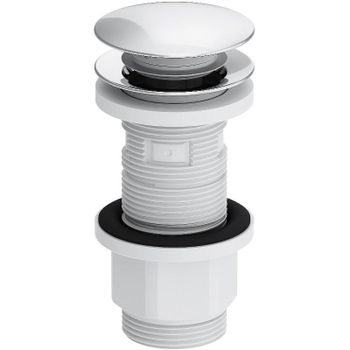 Донный клапан Damixa Option 210600000 click-clack Хром — фото 1, Донные клапаны