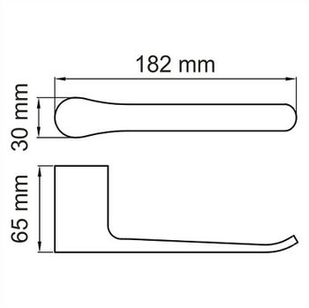 Держатель туалетной бумаги WasserKRAFT Aisch K-5996 Золото матовое — фото 4, Держатели туалетной бумаги