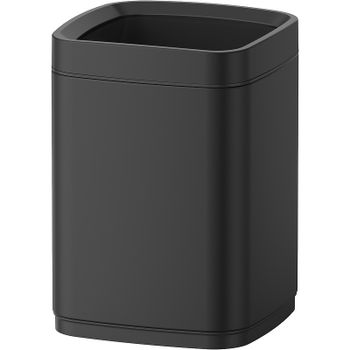 Ведро для мусора WeltWasser Noland BL 9L 10000011265 Черное матовое — фото 1, Мусорные ведра