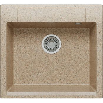 Кухонная мойка Polygran Argo-560 №302 575837 Песочная — фото 1, Кухонные мойки