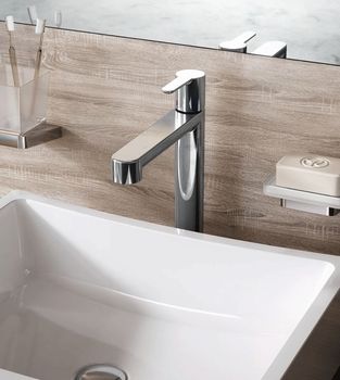 Смеситель для раковины Ravak Puri PU 015.00 X070114 Хром — фото 6, Смесители для раковины