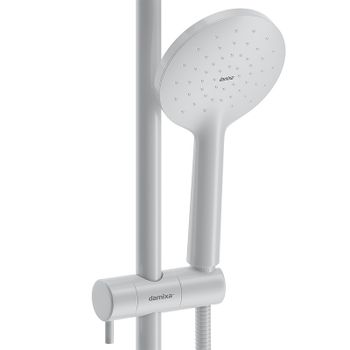 Душевая система Damixa Jupiter 977000200 Белая матовая — фото 4, Душевые стойки