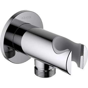 Шланговое подключение Aquatek AQ2460CR Хром — фото 1, Шланговые подключения