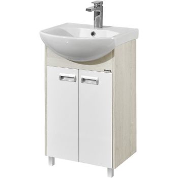Товар: Тумба под раковину Aquaton Бекка PRO 50 1A210801BAC20 Белый Дуб сомерсет - фото 1 Тумба под раковину Aquaton Бекка PRO 50 1A210801BAC20 Белый Дуб сомерсет — фото 1, Тумбы под раковину