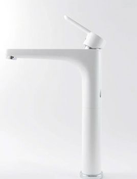 Товар: Смеситель для раковины Webert Sax Evolution SE830402740 Белый - фото 2 Смеситель для раковины Webert Sax Evolution SE830402740 Белый — фото 2, Смесители для раковины