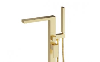 Смеситель для ванны Timo Selene 2210/17Y-CR Золото — фото 2, Смесители напольные