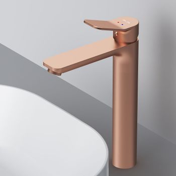 Смеситель для раковины AM.PM X-Joy F85A92044 Розовое золото — фото 2, Смесители для раковины