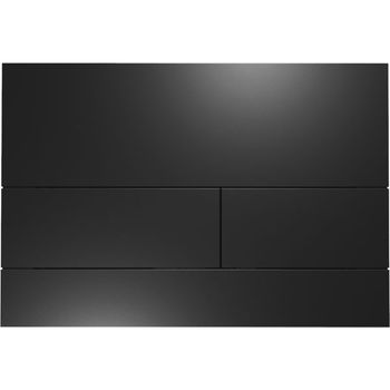 Клавиша смыва Tece Square II 9240833 для унитаза Черная матовая — фото 1, Кнопки смыва