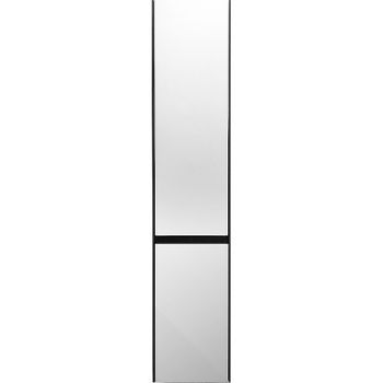 Шкаф пенал Creto Amelia 38 R 14-1035G подвесной Антрацит Белый — фото 1, Пеналы для ванной комнаты