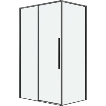 Душевой уголок Grossman Galaxy 140х80 120.K33.01.1480.42.00 профиль Графит сатин стекло прозрачное — фото 10, Прямоугольные душевые уголки