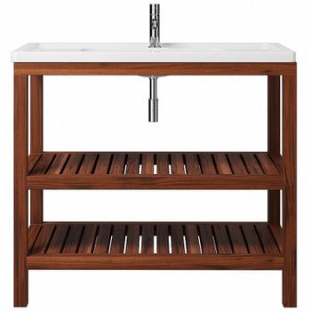 Тумба под раковину Creto Provence 105 9-1118W Wood — фото 1, Тумбы под раковину