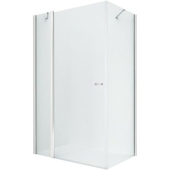 Душевой уголок New Trendy New Soleo Chrome 120х110 K-0659 профиль Хром стекло прозрачное — фото 1, Прямоугольные душевые уголки