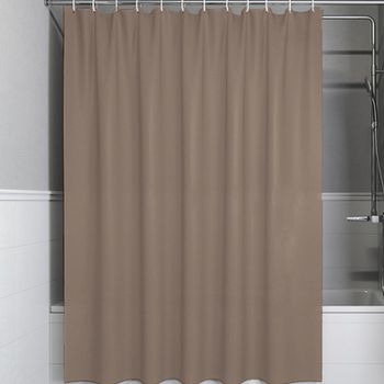 Штора для ванны Iddis Base 180х200 BS03P18i11 Коричневая — фото 1, Шторы для ванной