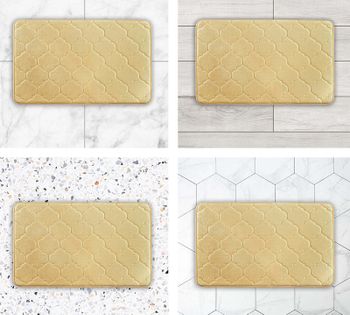 Коврик для ванной комнаты Iddis Basic 50х80 B21P580i12 Желтый — фото 11, Коврики для ванной комнаты