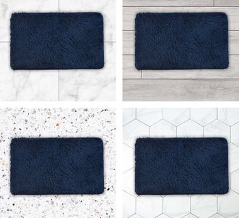 Коврик для ванной комнаты Iddis Decor 50х80 D17M580i12 Темно-синий — фото 10, Коврики для ванной комнаты