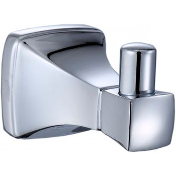 Крючок CeramaLux Domino 95401 Хром — фото 1, Крючки для полотенец