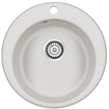 Кухонная мойка Paulmark Gelegen 50 PM404800-WH Белая — фото 1, Кухонные мойки