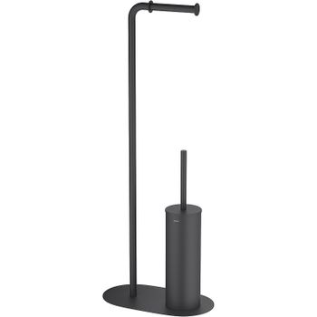 Напольная стойка Aquatek Оберон AQ4231MB Черная матовая — фото 1, Стойки - набор держателей