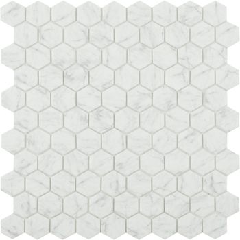 Стеклянная мозаика Vidrepur Hex Marbles № 4300 30,7х31,7 см — фото 1, Мозаика