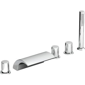 Смеситель на борт ванны Ravak WF 025.00 X070060 Хром — фото 1, Смесители на борт ванны